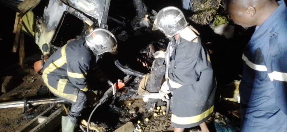 Grave accident sur laxe Bouaflé Yamoussoukro une collision fait 9